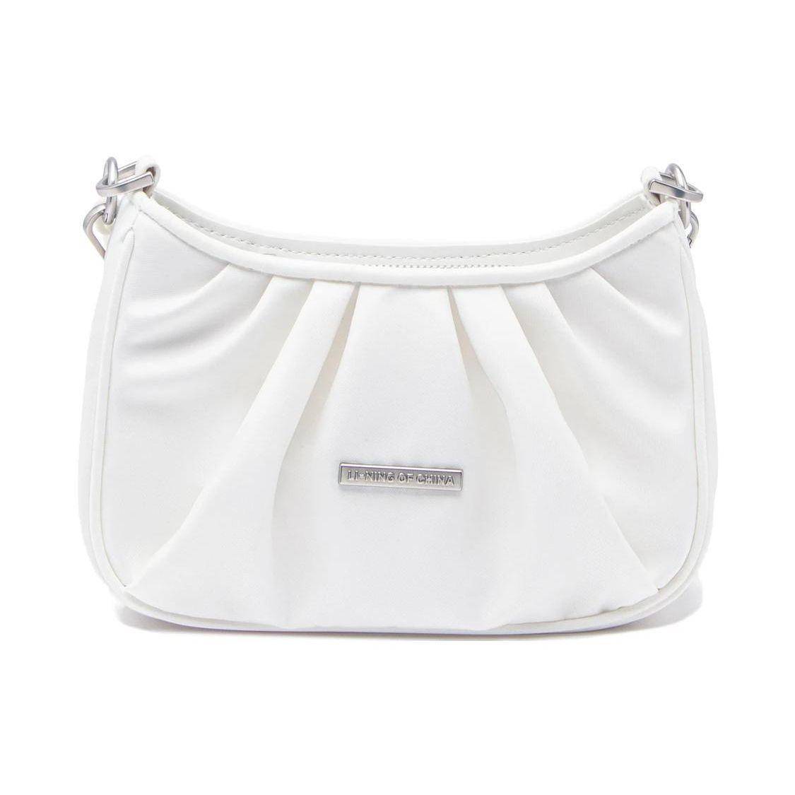 Li Ning Mode Mångsidig Axelväska Axelväska Crossbodyväska Unisexväskor Off-White ABDT041-1 Ivory