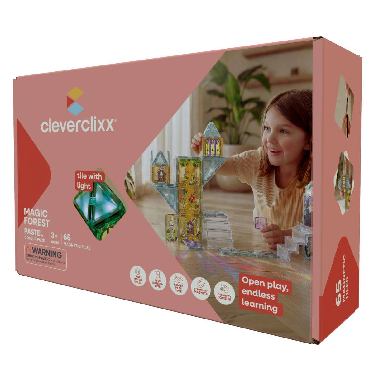 Cleverclixx Magic Forest Set Pastel – 65 Pieces