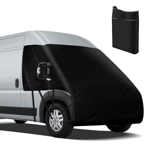 MaxEarn vindruteskydd för Fiat Ducato Serie 8 från 2006, 600D Oxford bilvindruteskydd, mot EIS/sol/vattentät/vindruteskydd, bilskydd täcker hela motorhuven