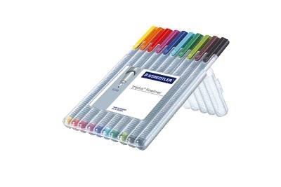 Fiberpen Staedtler Triplus fineliner 0,3 mm 10 ass.