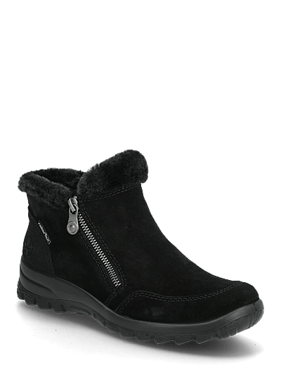 Rieker Rieker Ladies short boots L7188-00 Black - Varmfodrade stövlar - BLACK / black