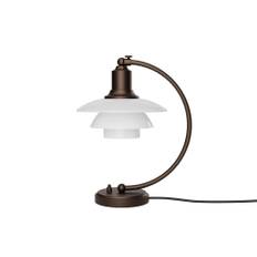 PH 2/2 Luna Bordlampe - Bruneret Messing/Opal