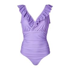 Cras, Badkläder, Dam, 2Xl, Agnes Swimsuit - purple (2XL)