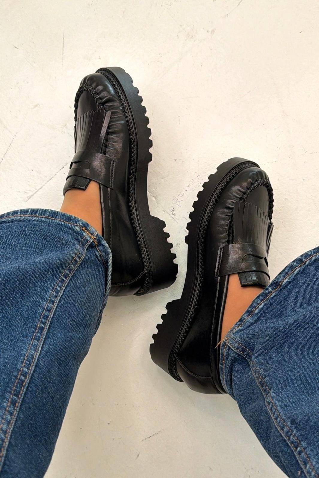 Bloom - Oriella Loafers - Black