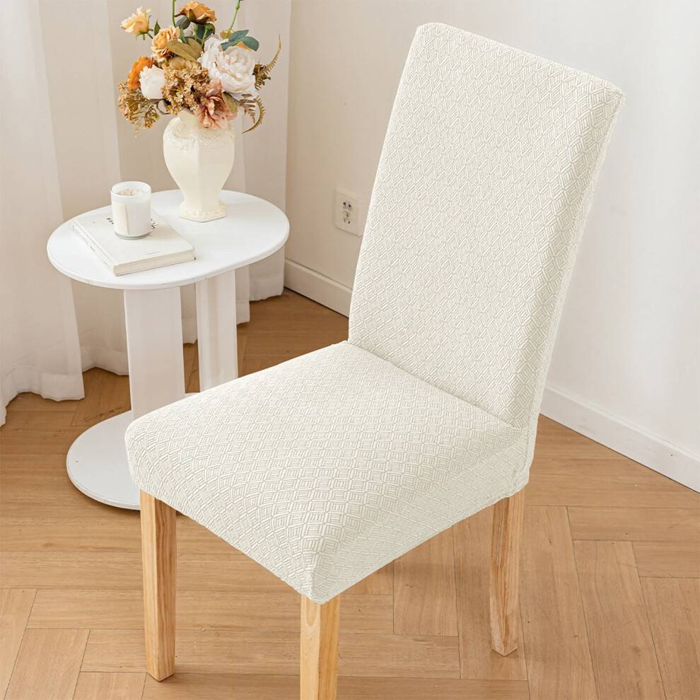 Bröllopsstolsöverdrag Vitt Polyester Töjbart