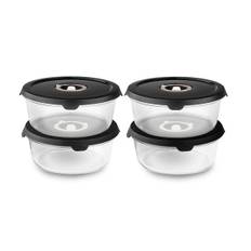 Rundt vakuumglasbehållare – 1400ml set - 4-styck