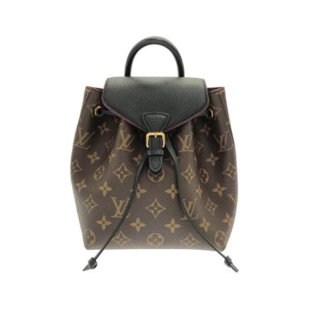 Louis Vuitton Vintage Pre-owned Montsouris Monogram Rygsæk - Vintage - unisex - Brun - ONE SIZE - Uld