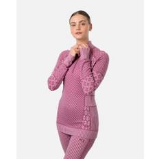Smekker Half-Zip Baselayer - 100% Merino Wool - Plum