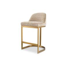 Condos barstol lyssa sand - Beige / Guld (B: 53 x H: 91 x D: 48 x SD: 38 x SH: 68 cm)