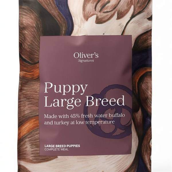 Olivers Signature Puppy Large Breed Smagsprøve, 100g