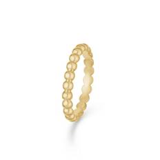 Mads Z - Poetry ring i 14 karat guld m kugler*