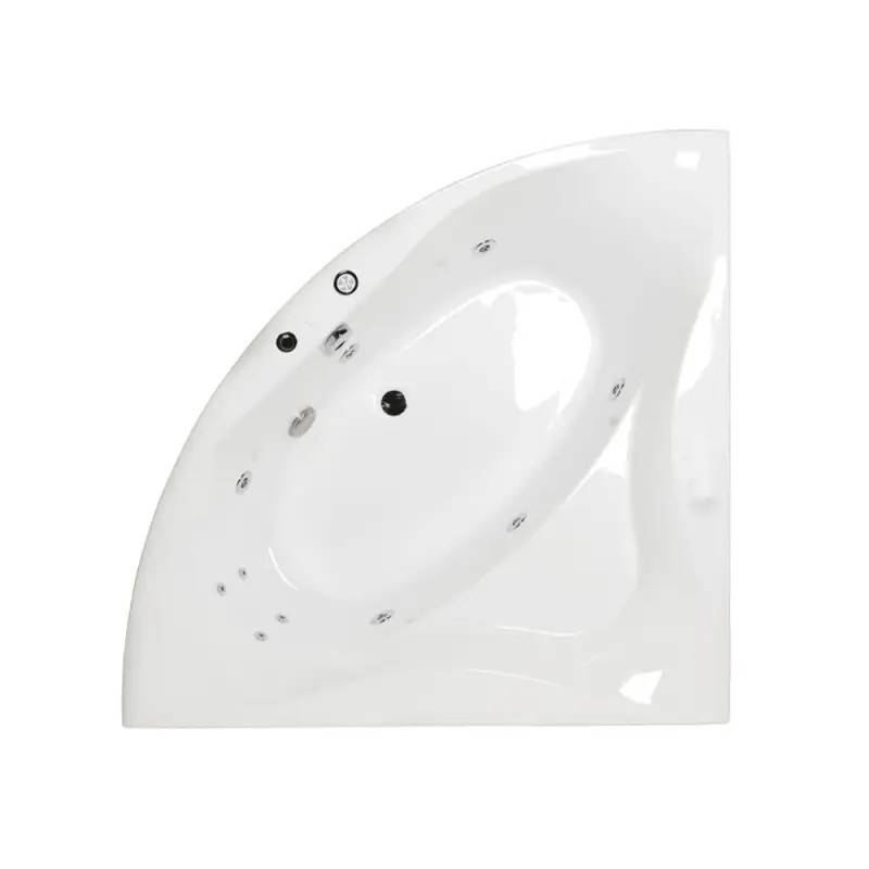Danline Elegance hjørnespabad, sølv-pakke - 150 x 150 cm