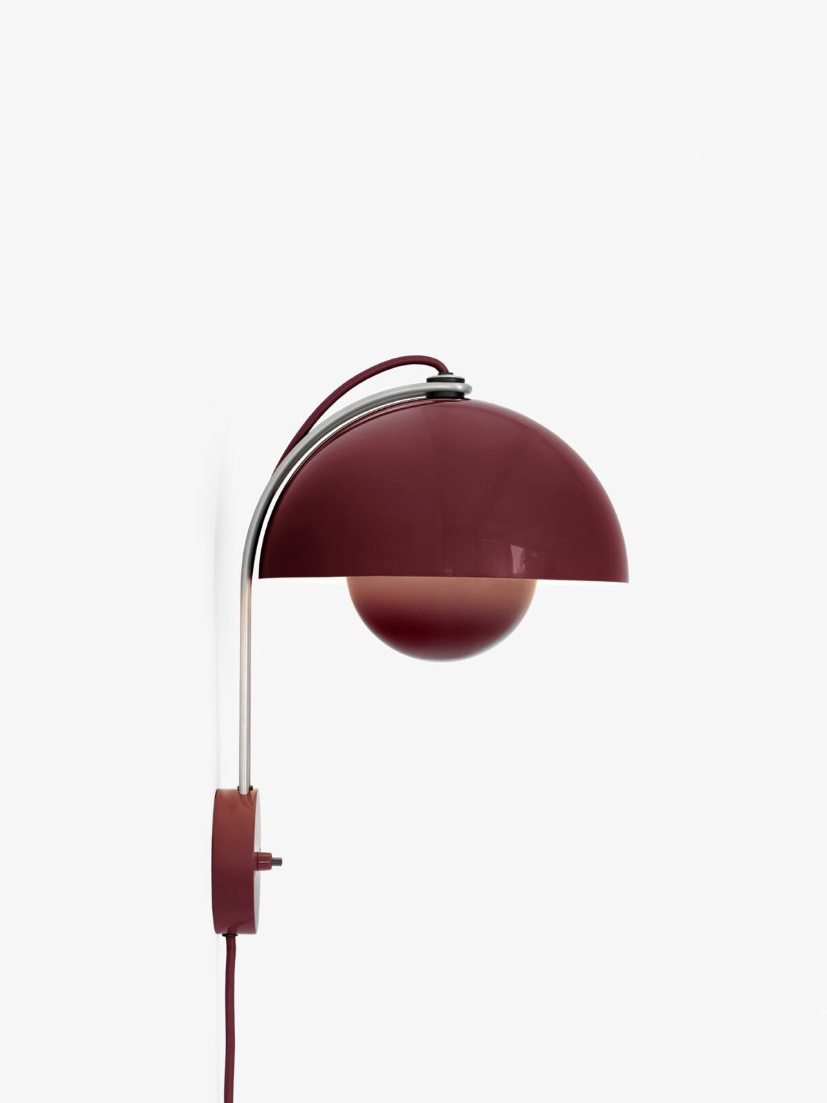 &Tradition Flowerpot VP8 Væglampe Dark Plum
