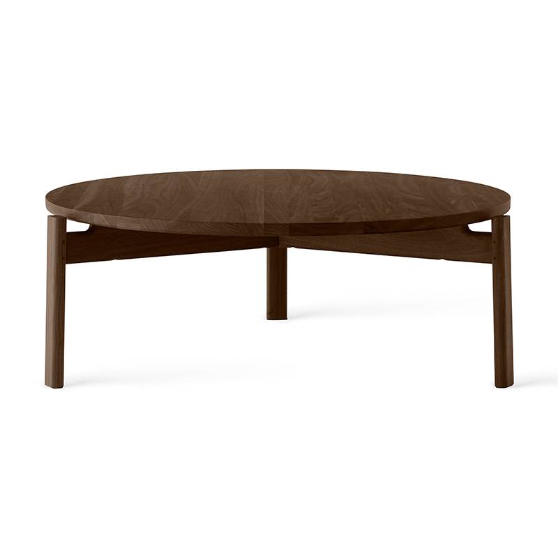 Audo Copenhagen Passage Sofabord Mørkbejdset Eg Ø90 cm