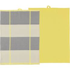 Södahl Blocks Viskestykke 2 stk. 50x70 cm, Gul
