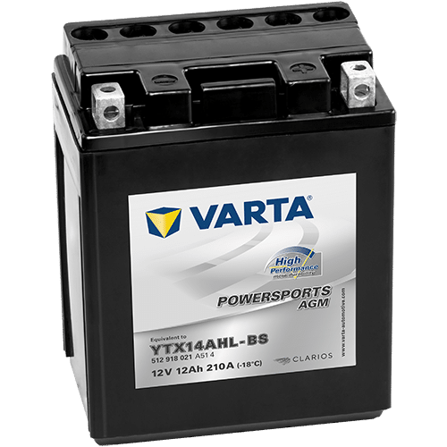 Varta Mc-batteri AGM YTX14AHL-BS High Perfor. 12v 12Ah