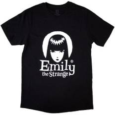 Emily The Strange Unisex Adult Halo Logo T-Shirt L svart