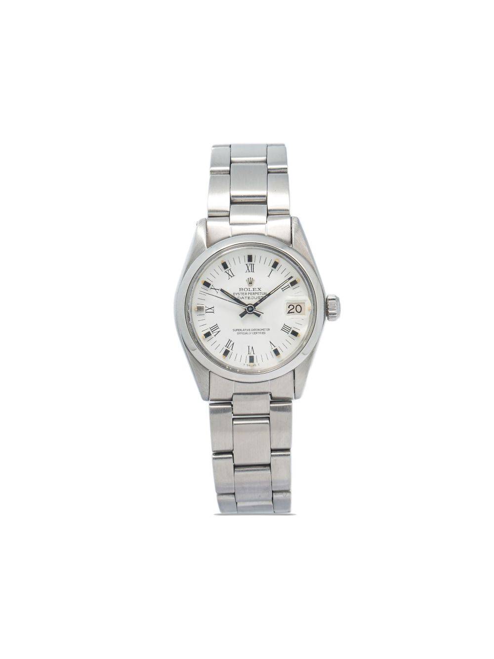 Rolex - Pre-owned Datejust 30 mm från 1981 - herr - rostfritt stål - one size - Vit