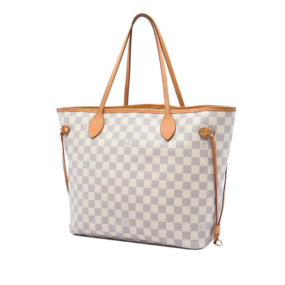 Louis Vuitton Vintage Neverfull Stl. - Handväskor Från Magasin - White (L 29cm x W 32cm x D 16cm)