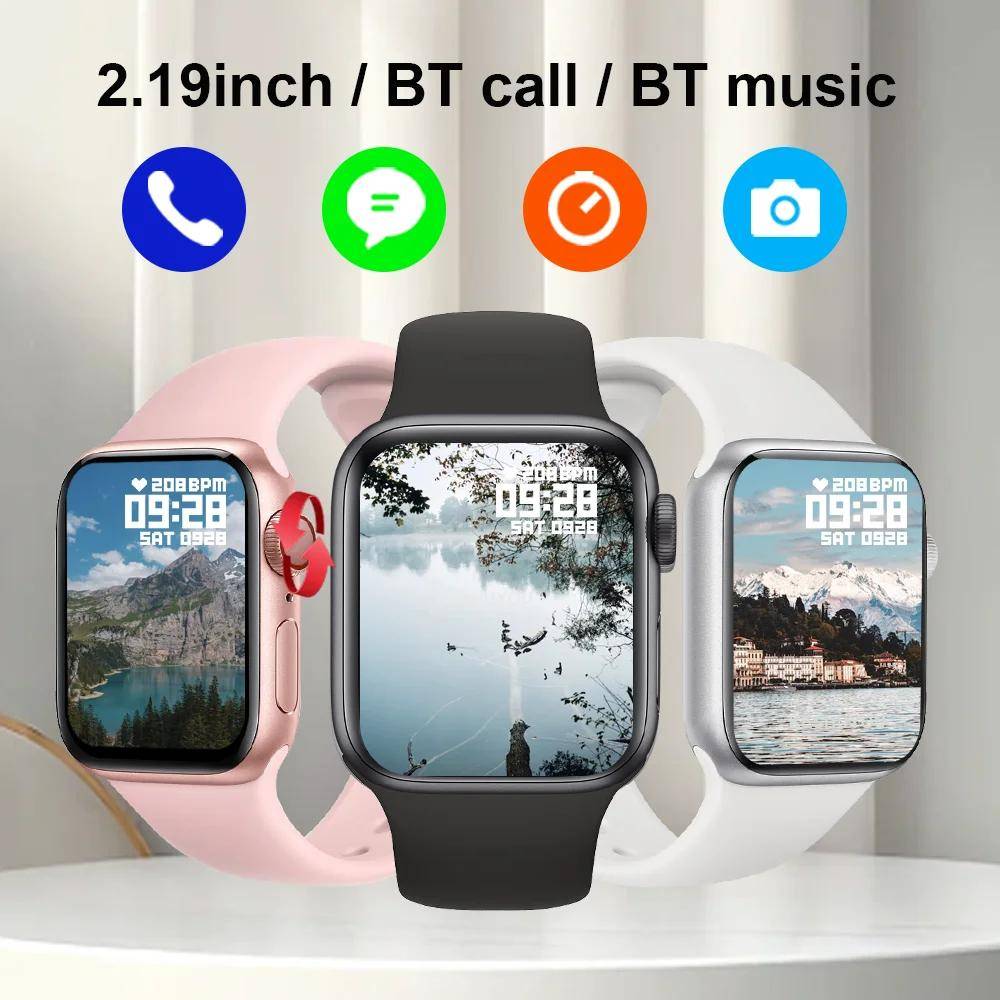 Smart Watch S9 Pro Life Assistant Ta emot Ringa samtal Sömnövervakning Flera sportlägen 100+ rattar Smartwatch för Android iOS svart