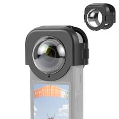 PULUZ PU975 Panorama Camera Lens Cap Transparent Lens Protective Cover Compatible with Insta360 X4 svart