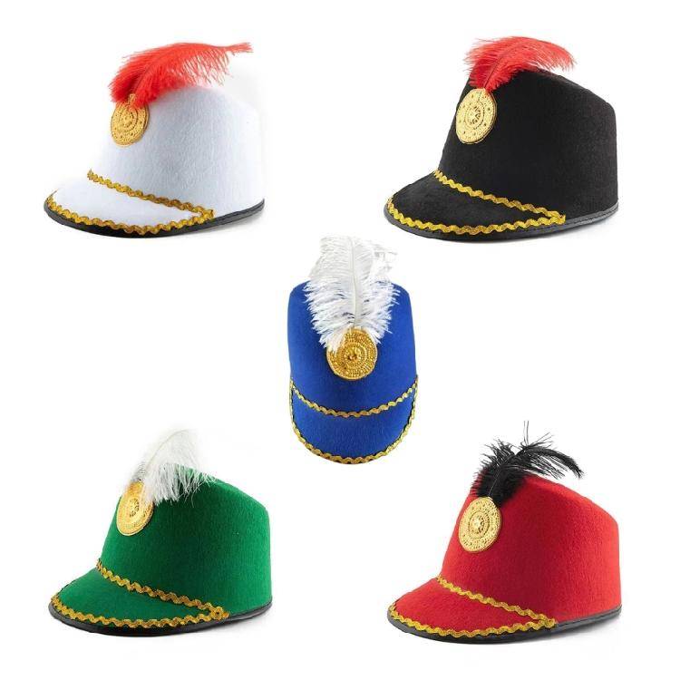 Cosplay Äresvakt Storbritannien Hatt Riddare Hög hatt Cowboy Show Vintagehatt Unisex svart