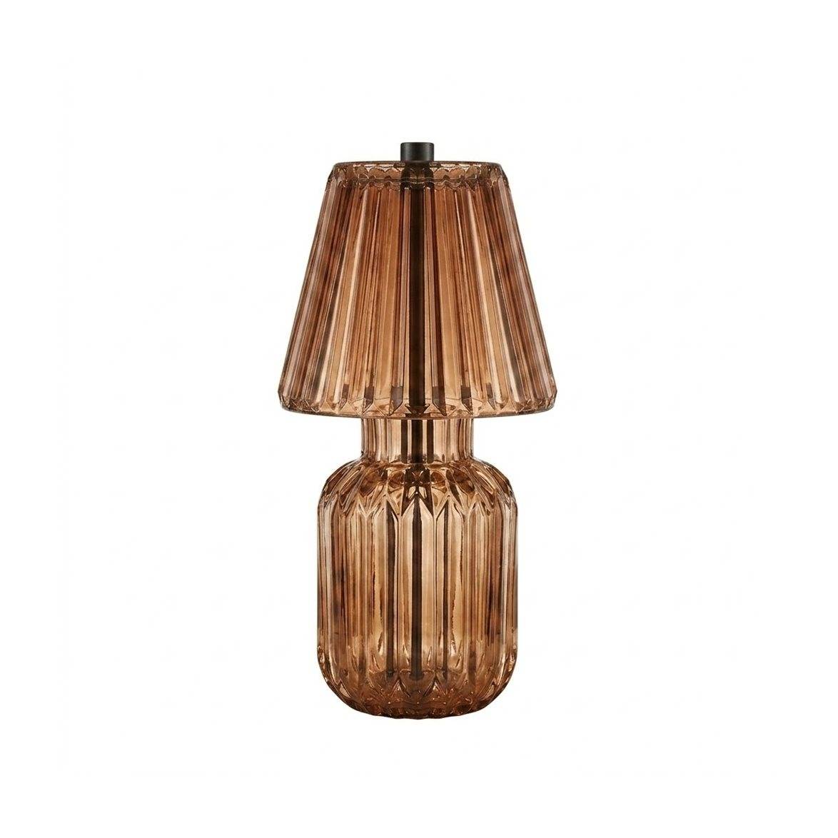 Unison PRISMA glass mokka bordslampa