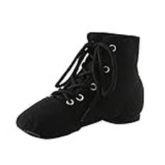 Sneakers pojkar 36 varma dans-balett performance inomhusskor yoga dansskor sneakers vattentäta, svart, 38 EU