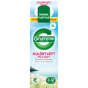 Tvättmedel Grumme Flytande Kulörtvätt 2L