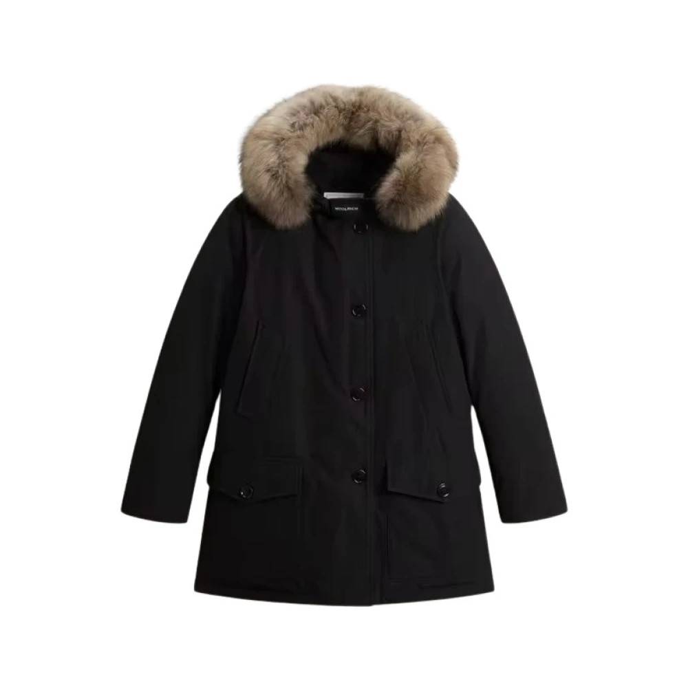 Woolrich Arctic Parka med aftagelig pelskrave - Jakker - Dame - Sort - S - Polyester