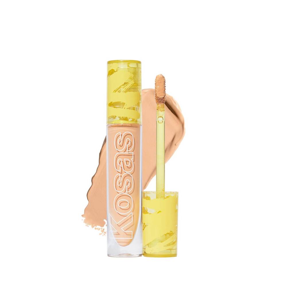 Kosas Revealer Concealer - Medium d?kkende makeup med hyaluronsyre skjuler m?rke rande under ?jnene M?rke pletter og pletter + lysner fugter Lang