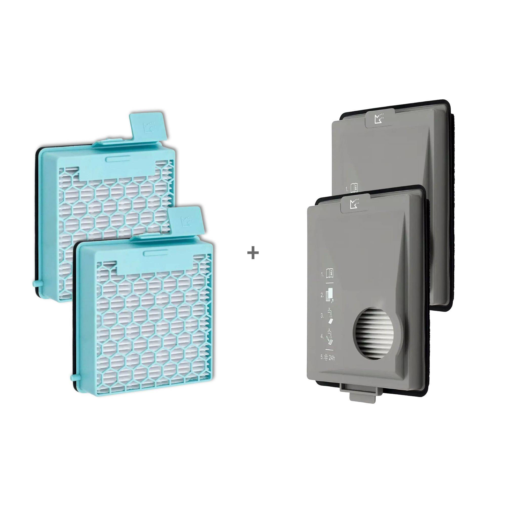 Miele Boost CX1 – Premium Filterpakke (2× finstøv + 2× motorfilter).