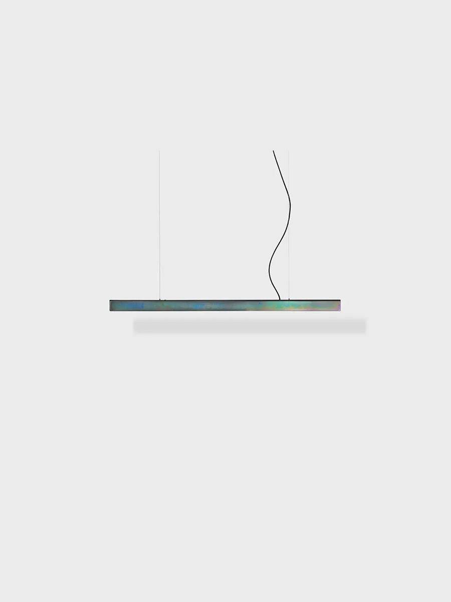 I Model Pendel, m. ledning fra Anour Messing / 100 cm / Dark opal chrome - Jacobsen Plus