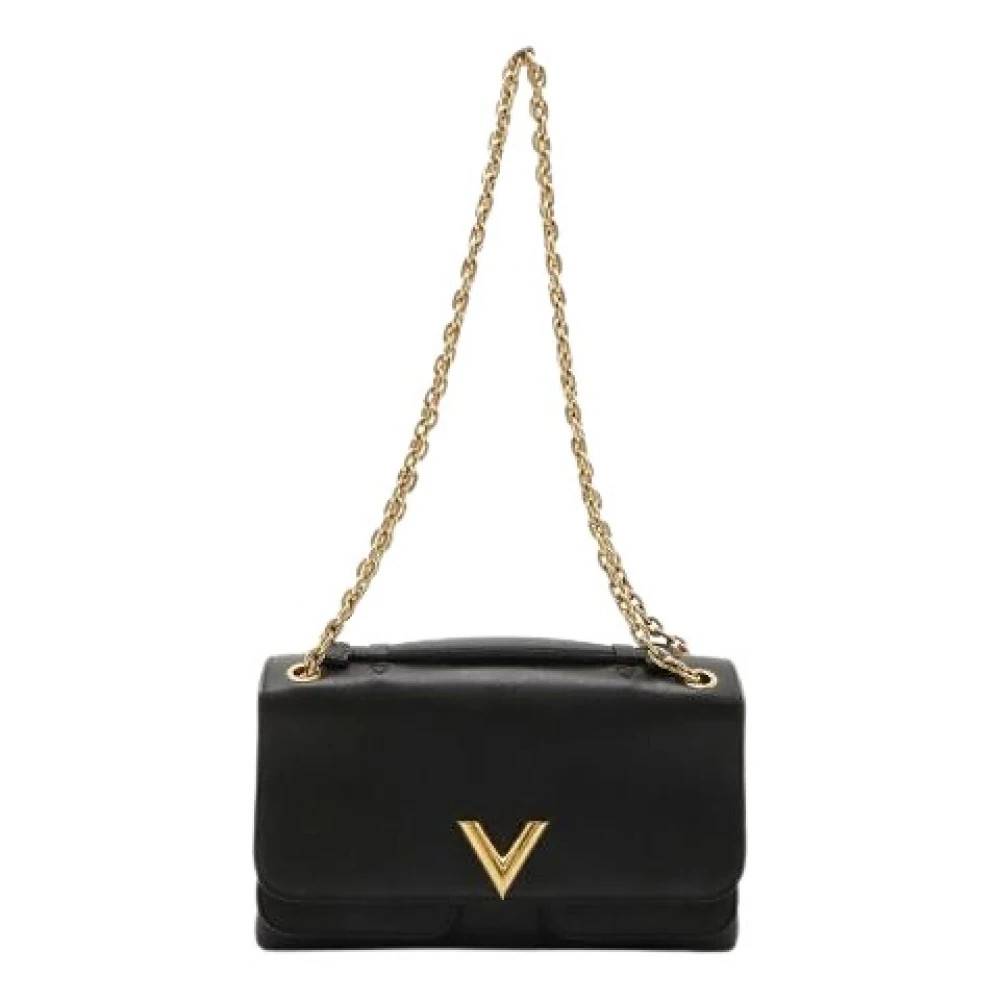 Louis Vuitton Vintage Pre-owned Very Chain Bag Læder Håndtaske - Vintage - Dame - Sort - ONE SIZE - Læder