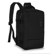 Soul-Cats ryggsäck 40 x 20 x 25 för Ryanair liten reseryggsäck flygplan handbagage laptop dagryggsäckar vattentät under säte personligt föremål för kvinnor män pojkar skolryggsäck, svart, 40x25x20,