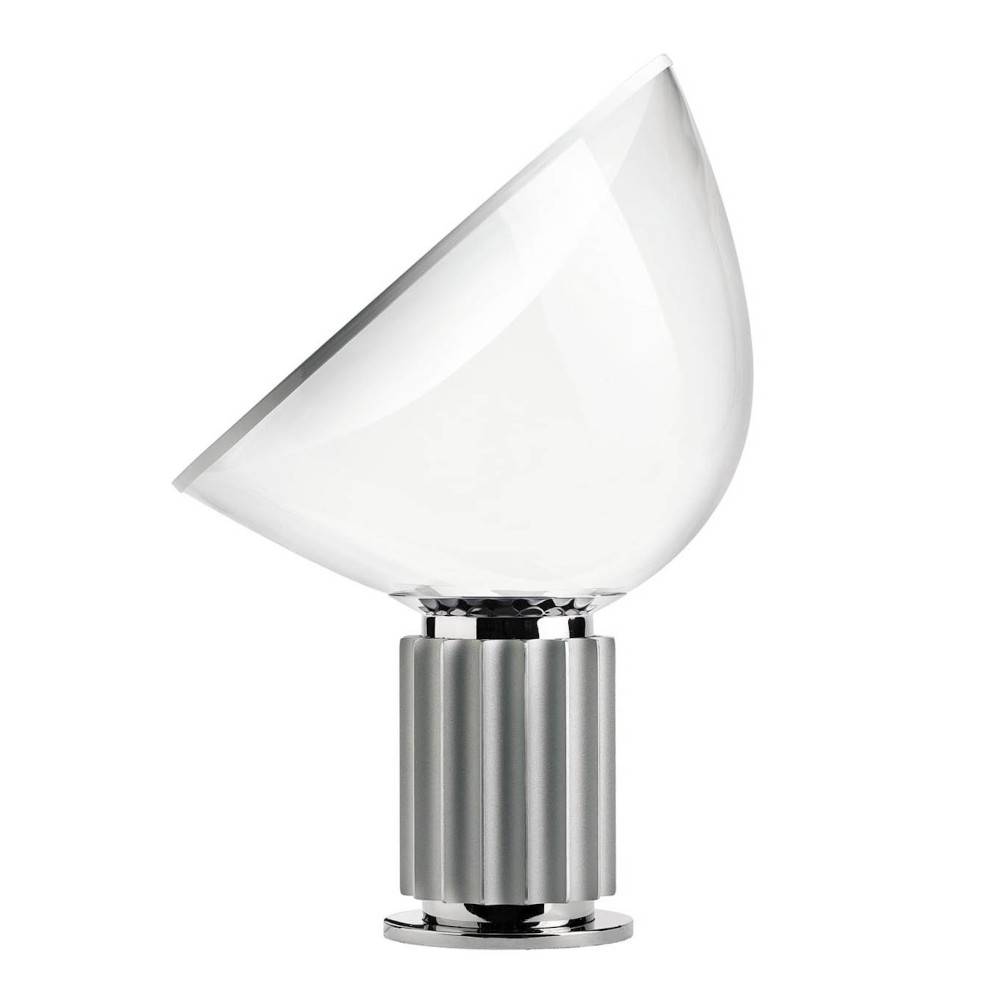 Taccia Bordlampe Glas/Alu