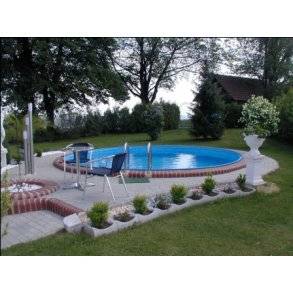Milano Pool Rund Højde 1,5m Liner 1,0mm Flere størrelser