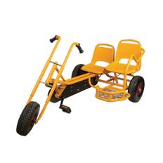 Moon-Car Gokart: MoonHarley Twin med Sidevogn - Fra 5 år.