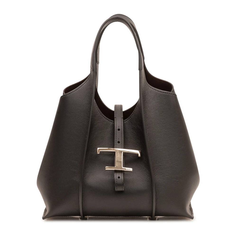 Tod's T Timeless Shopping Bag Mini - Tasker - Dame - Sort - ONE SIZE - Uld
