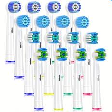TEMU 16 Pack Replacement Toothbrush Heads, Suitable For Oral-b, Electric Toothbrush Heads, Brush Heads Suitable For Oral B