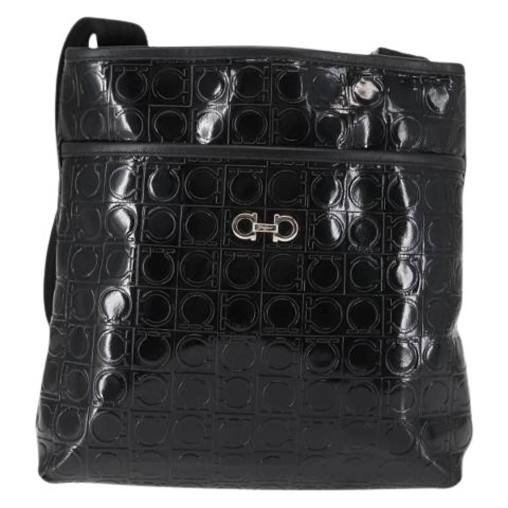 Salvatore Ferragamo Pre-owned - Pre-owned Läder Axelremsväska Vintage - Dam - ONE Size - Läder