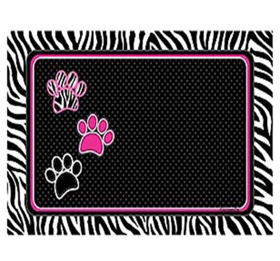 Underlägg Zebra Svart/ Rosa Drymate