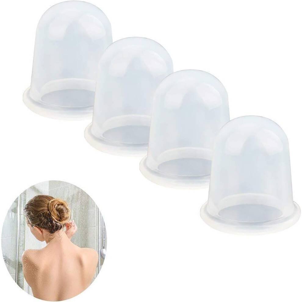 Smertelindrende cupping-sæt til muskelgendannelse, silikone vakuummassagekopper med anti-cellulite og dybdegående massagefordele,