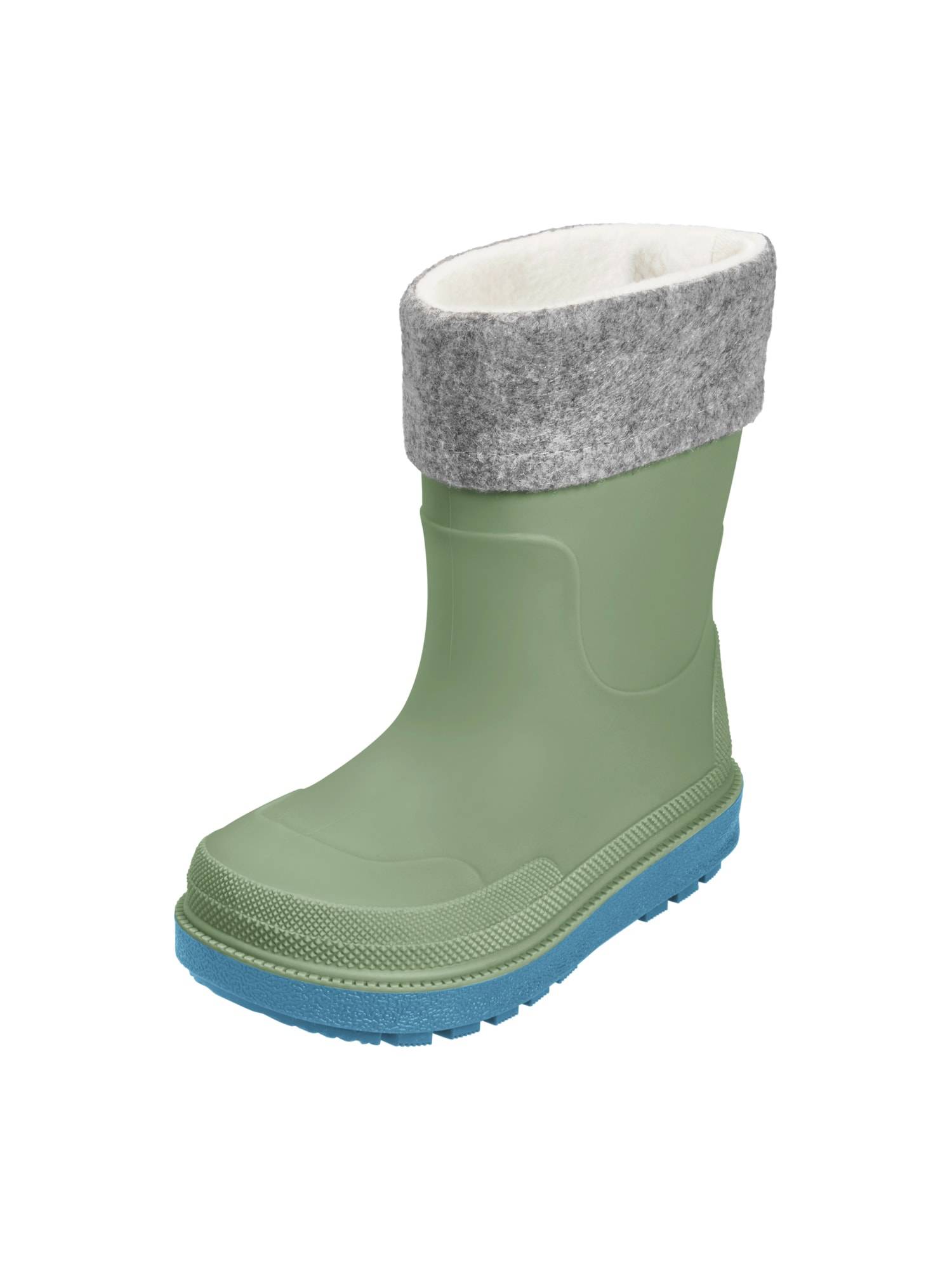 PLAYSHOES Gummistøvler  blå / lysegrå / oliven