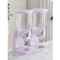 White Modern Food Dispenser Cereal Containers Storage Dispenser