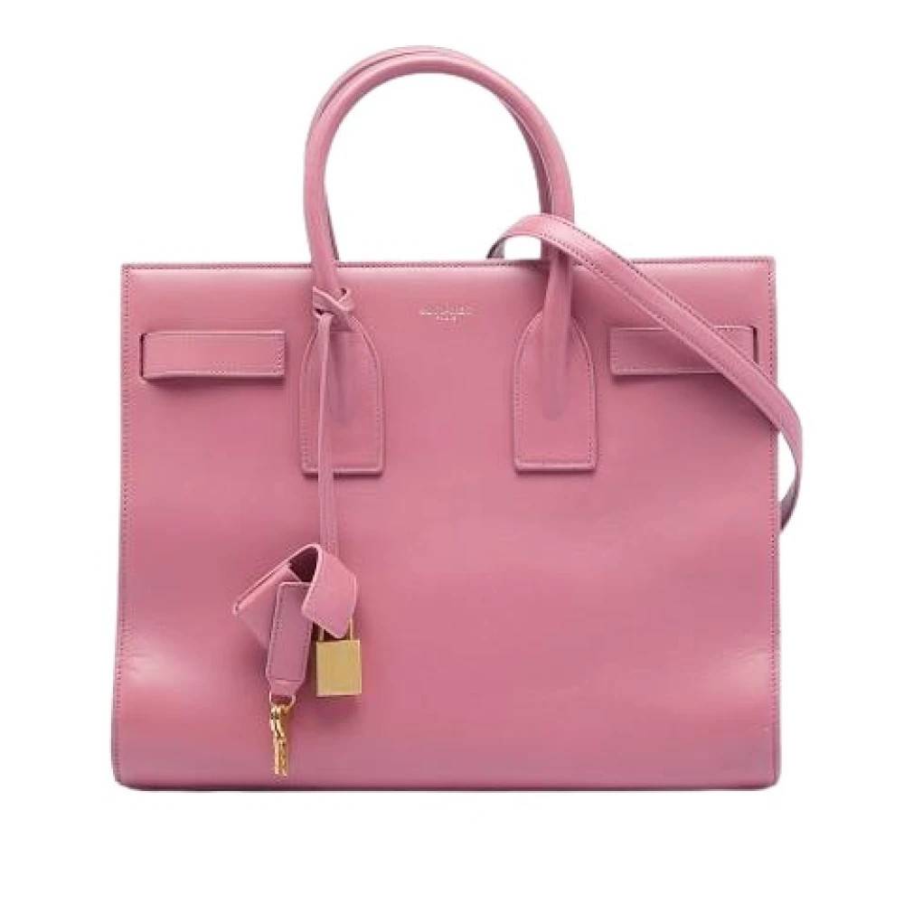Yves Saint Laurent Vintage Pre-owned Sac de Jour - Vintage - Dame - Lyserød - ONE SIZE - Læder