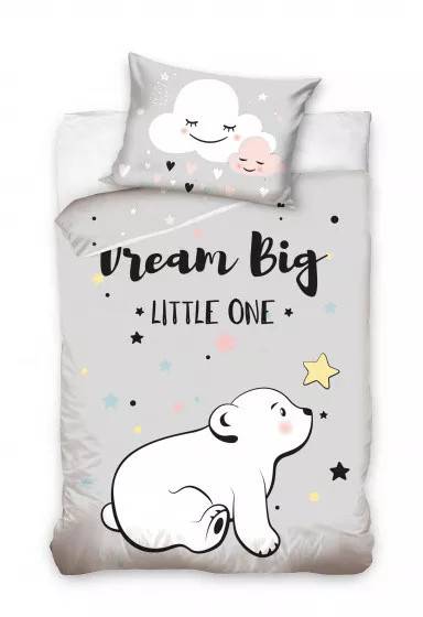Carbotex påslakan Dream Big spjälsäng 90 x 120 cm bomull