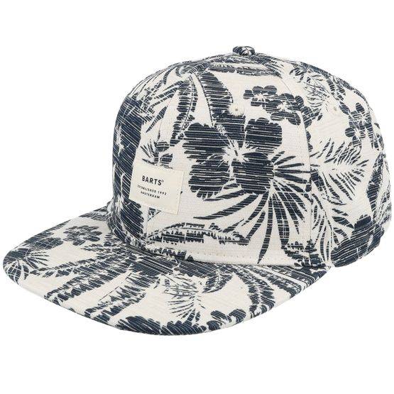 Barts - Vit snapback Keps - Kids Dakou Cap White Snapback @ Hatstore