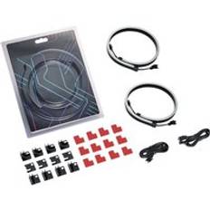 Combo light strip argb neon datorh&#xF6;lje dekoration led strip 5v 3 pin pin header aura 400mm x 2 pcs