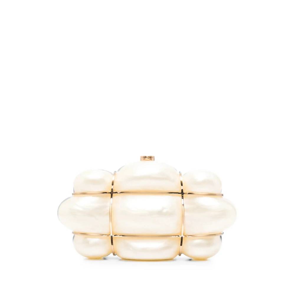 Cult Gaia Bolla Clutch - Tasker - Dame - Beige - ONE SIZE - Uld